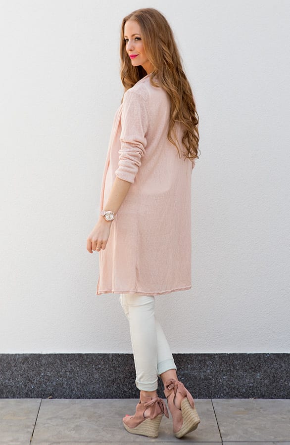 Long Cardigan Lover Pink – shoparchief, foto 6