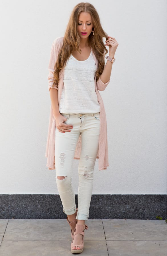 Long Cardigan Lover Pink – shoparchief, foto 7