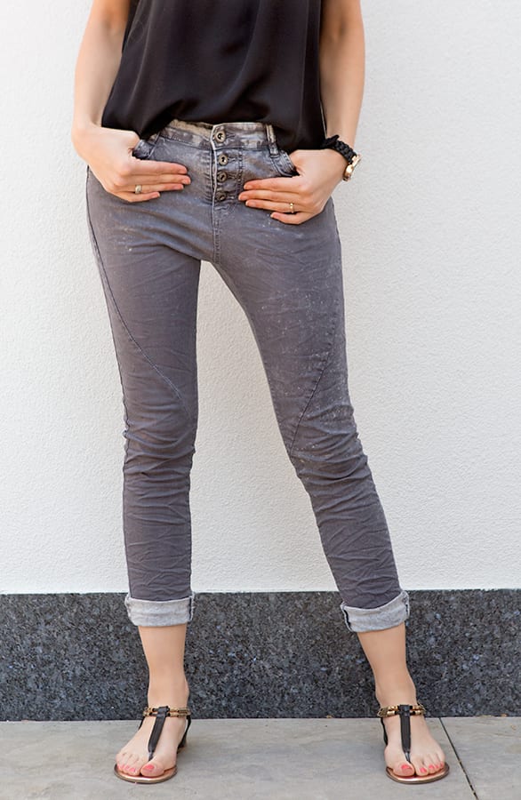 Chino Jeans Washed Grey – shoparchief, foto 2