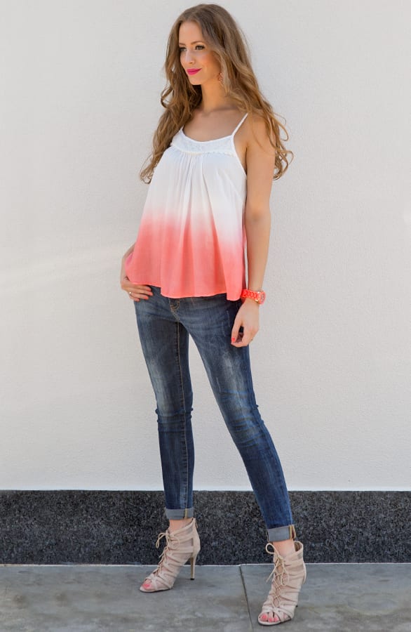 DipDye Top Coral – shoparchief, foto 2