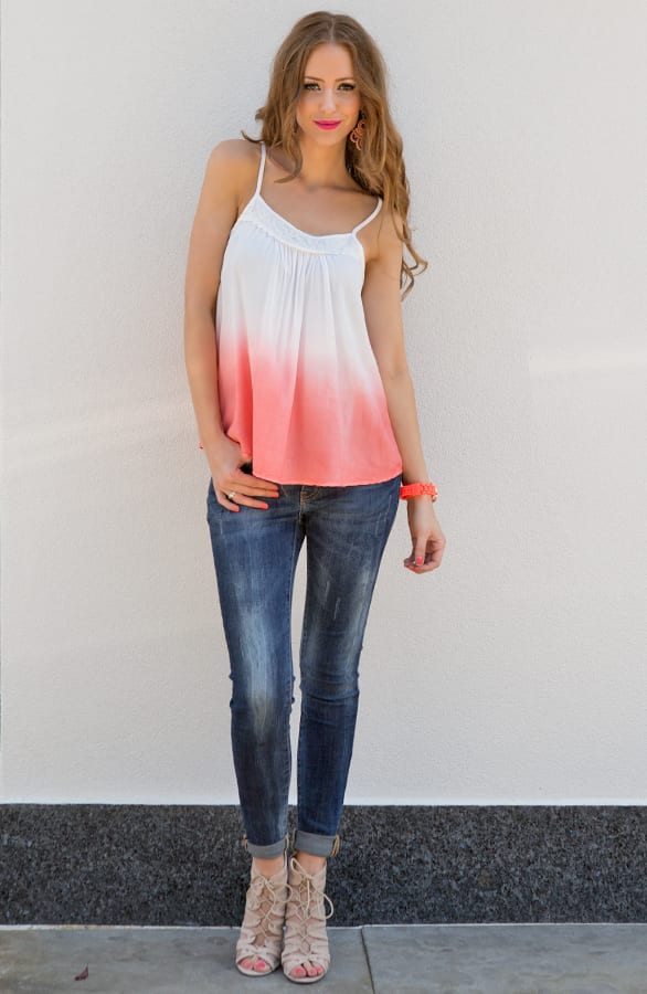 DipDye Top Coral – shoparchief, foto 4