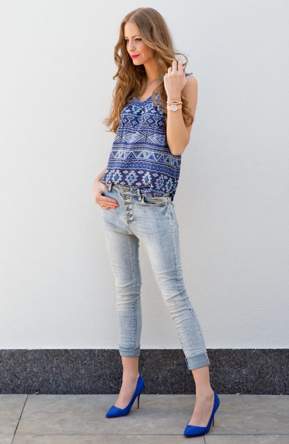 Aztec Top Blue Ocean – shoparchief, foto 4