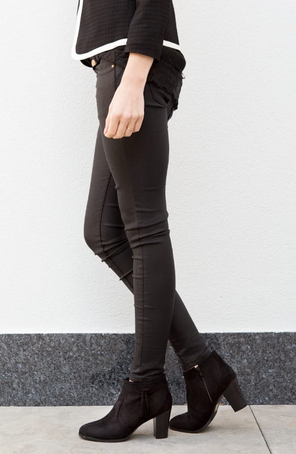 Bella Tassel Booties Black – shoparchief, foto 2