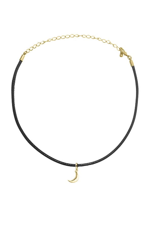 Choker Ketting Maan Goud – shoparchief, foto 1