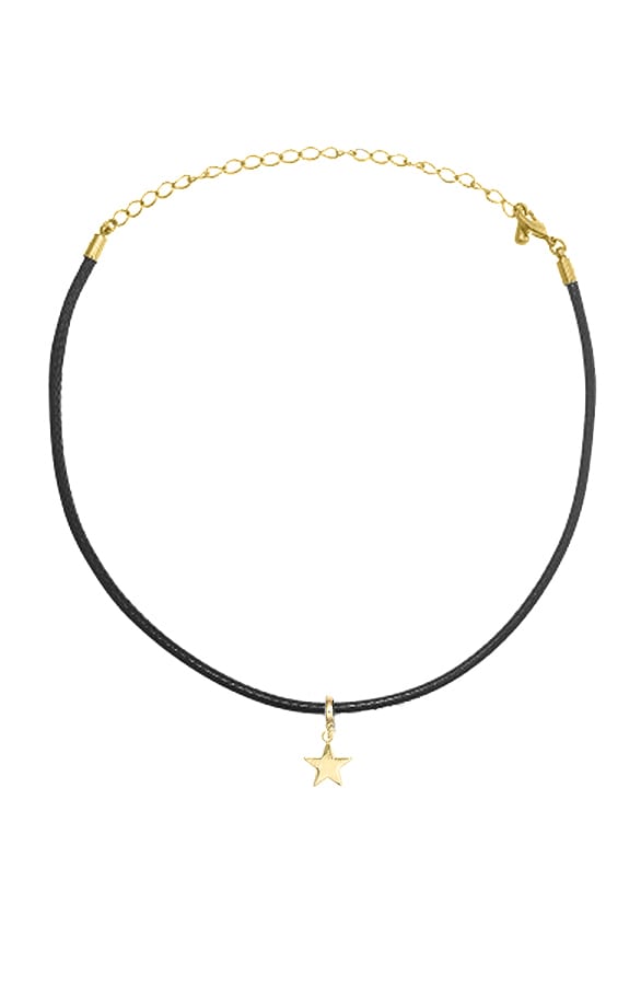 Choker Ketting Ster Goud – shoparchief, foto 1