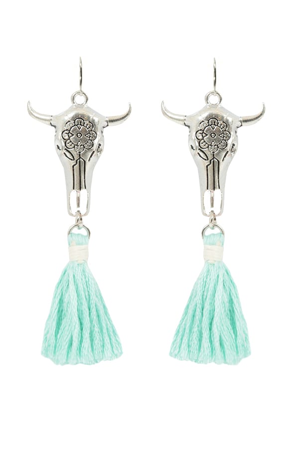 Ibiza Buffalo Oorbellen Mint – shoparchief, foto 1