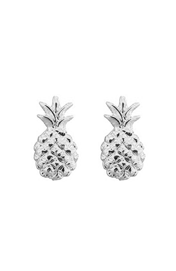 Pineapple Oorbellen Silver – shoparchief, foto 1
