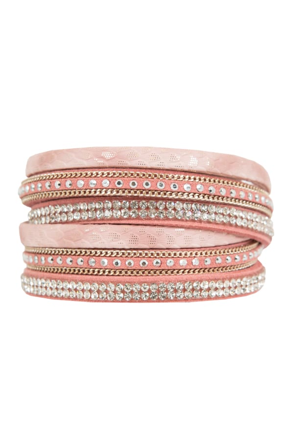 Wrap Around Bracelet Pink – shoparchief, foto 1