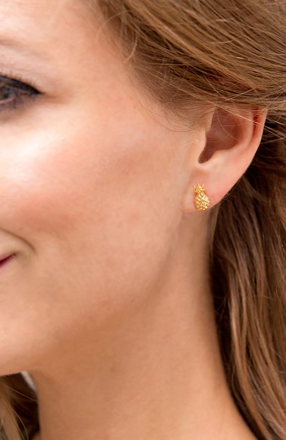 Pineapple Oorbellen Gold – shoparchief, foto 3