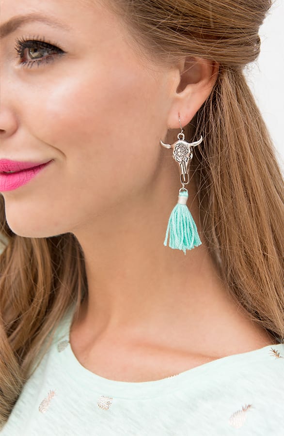 Ibiza Buffalo Oorbellen Mint – shoparchief, foto 3