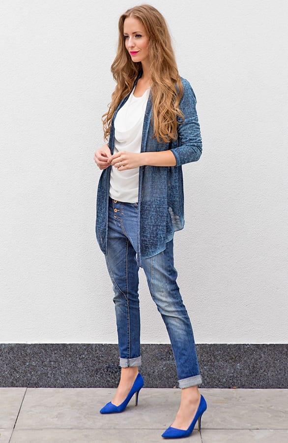 Full Star Cardigan Blue – shoparchief, foto 5