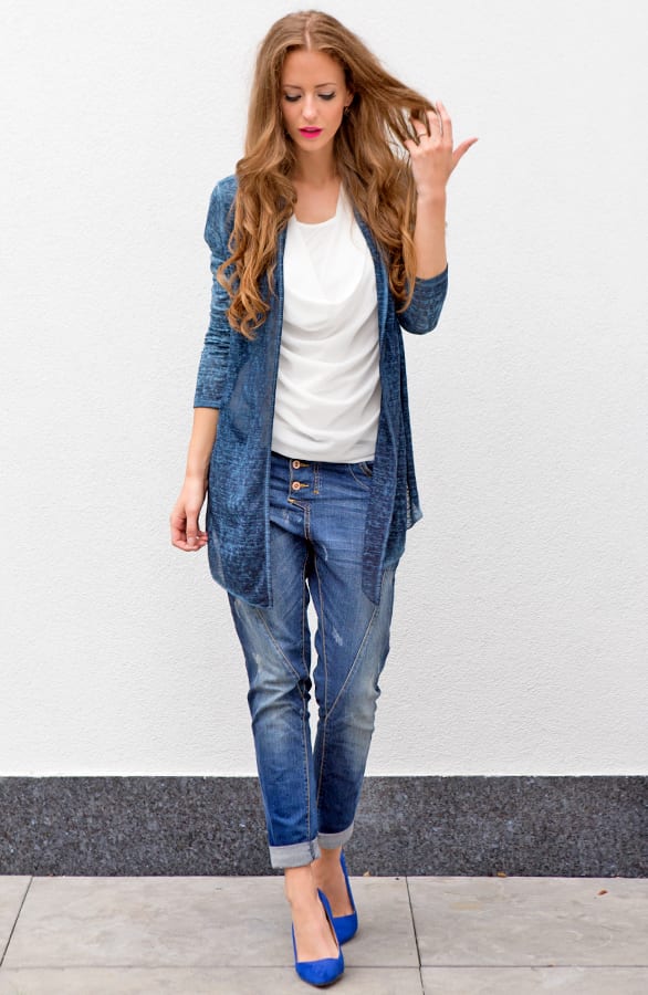Full Star Cardigan Blue – shoparchief, foto 4