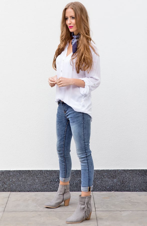 Ibiza Blouse White – shoparchief, foto 5