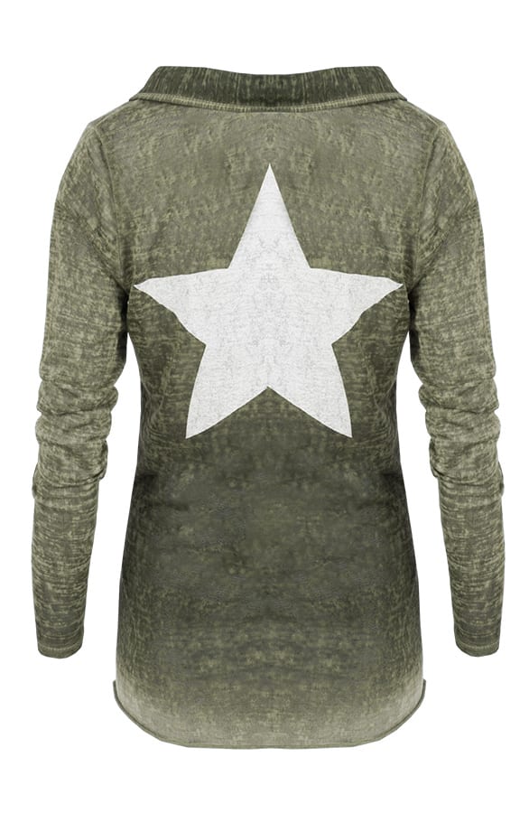Full Star Cardigan Army – shoparchief, foto 1