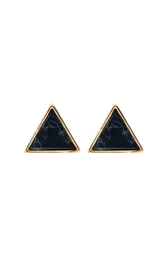 Marble Black Oorbellen – shoparchief, foto 1