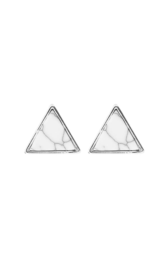 Marble Triangle Oorbellen – shoparchief, foto 1