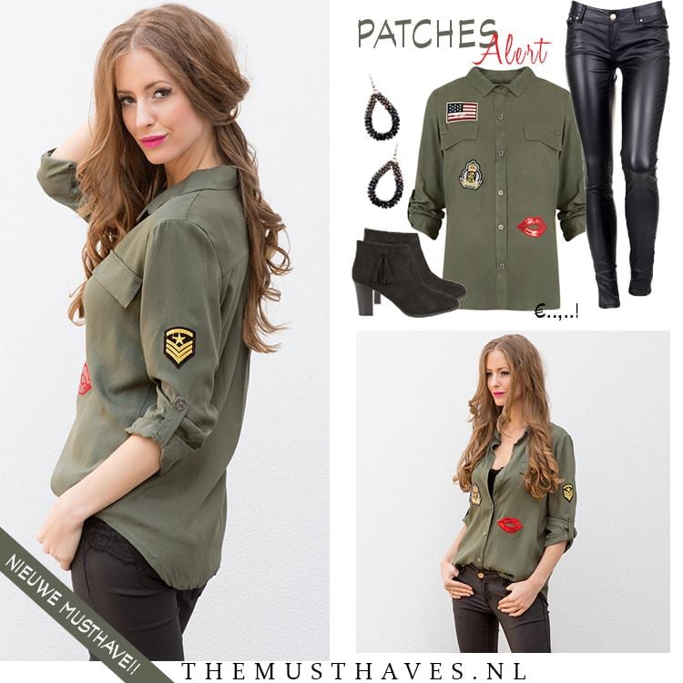 Patches Blouse Dames