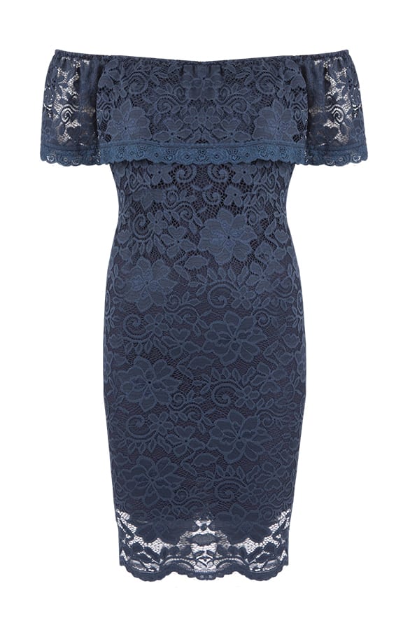 Pretty Lace Dress Navy – shoparchief, foto 1