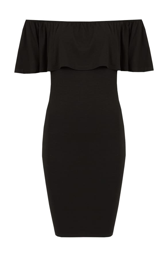 Ruches Dress Black – shoparchief, foto 1