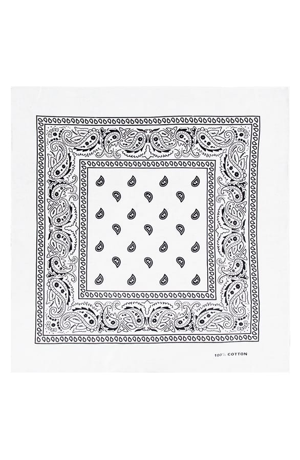 Bandana Sjaal Classic Wit – shoparchief, foto 2