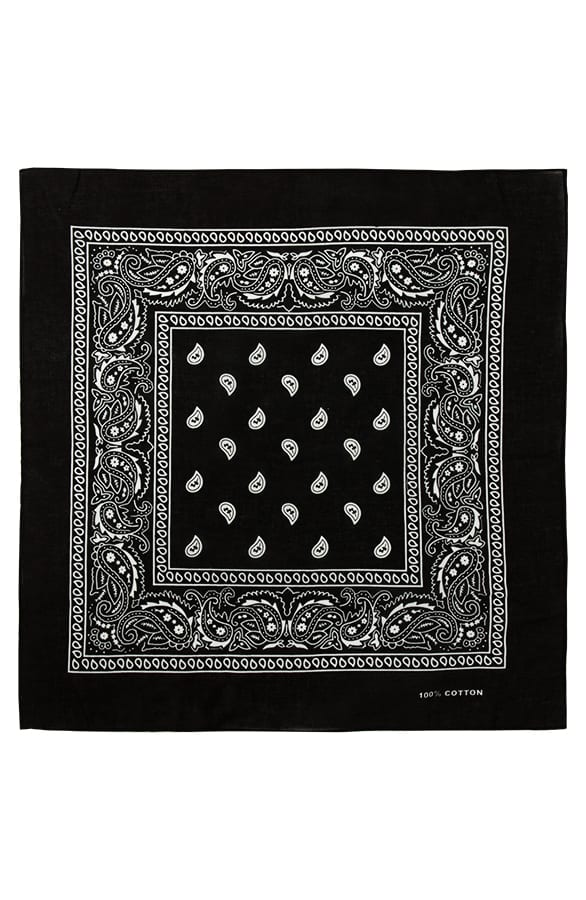 Bandana Schal Classic Schwarz, Shoparchiv, Foto 2