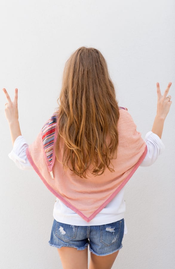 Luxury Aztec Sjaal Pink – shoparchief, foto 3