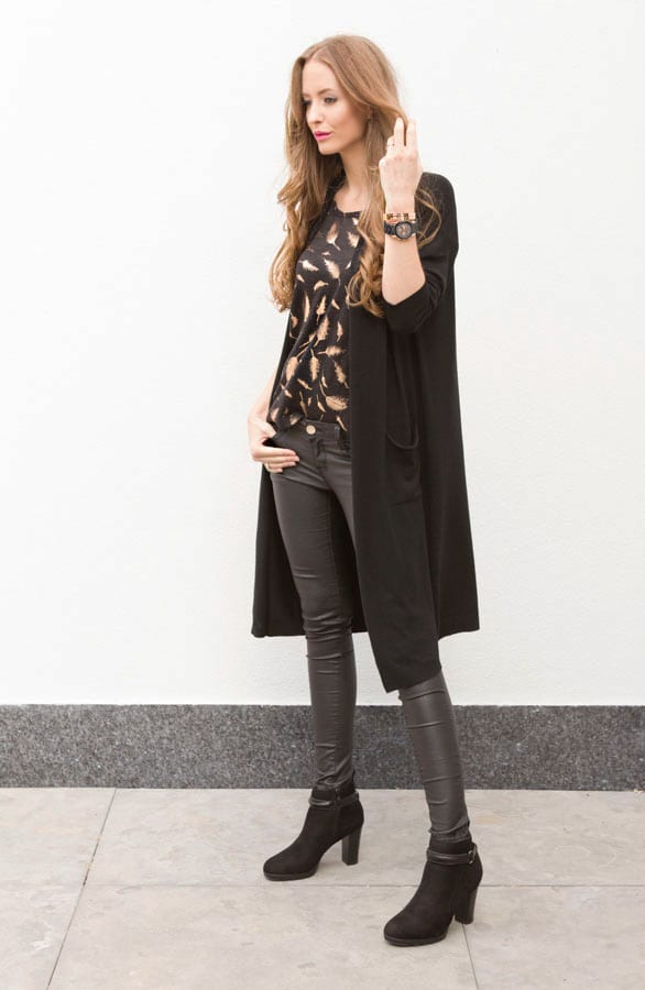 Veren Top Metallic Zwart – shoparchief, foto 4