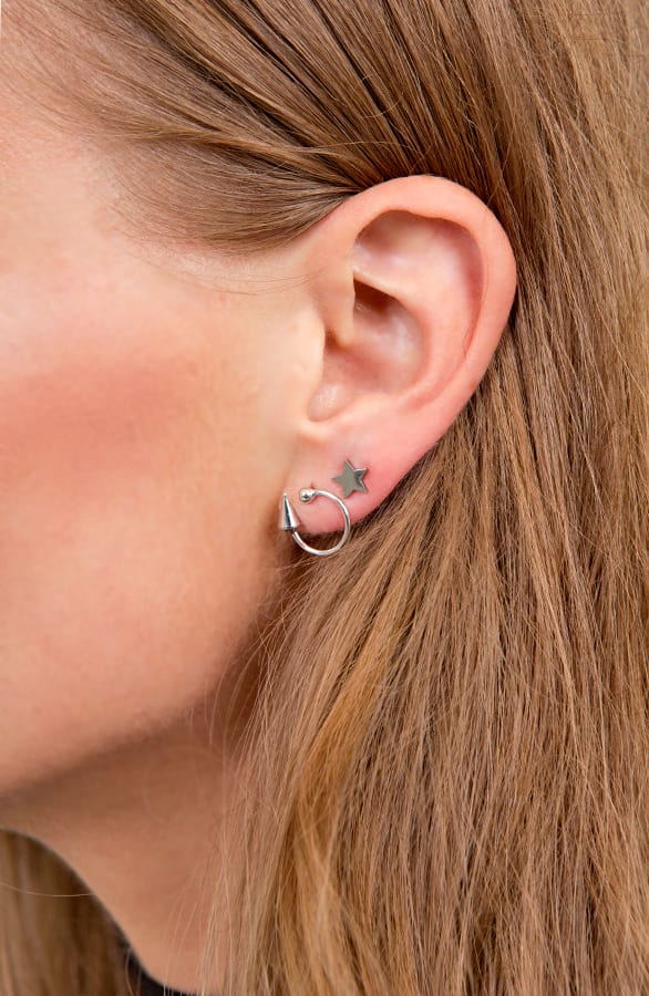 Arrow Ring Zilver Oorbellen – shoparchief, foto 3
