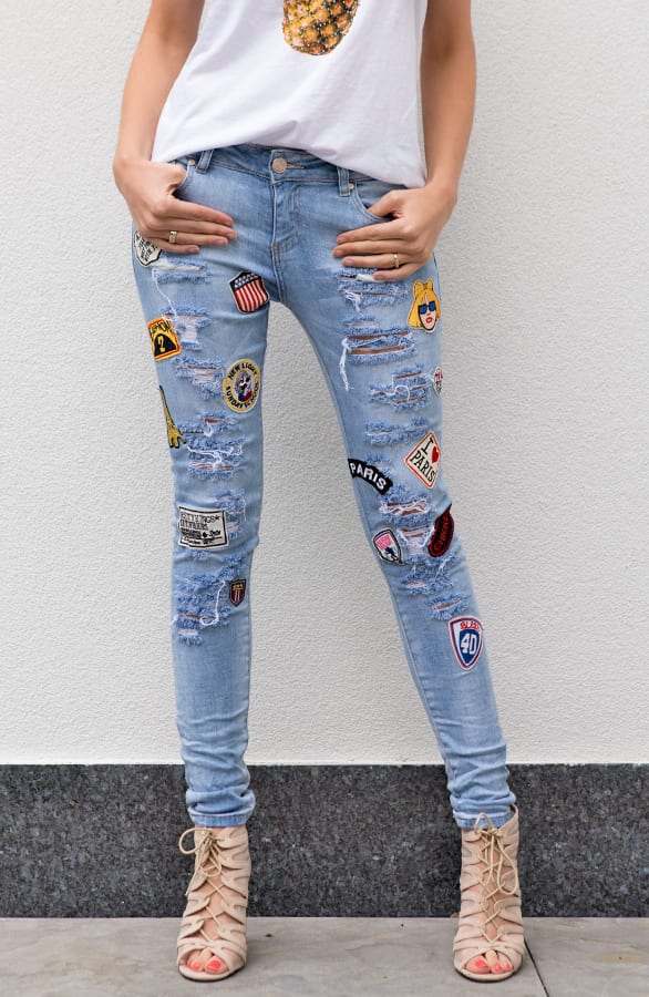 Patches Jeans All Over – shoparchief, foto 2