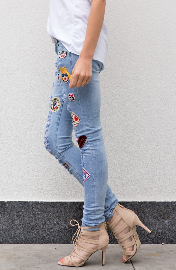 Patches Jeans All Over – shoparchief, foto 3