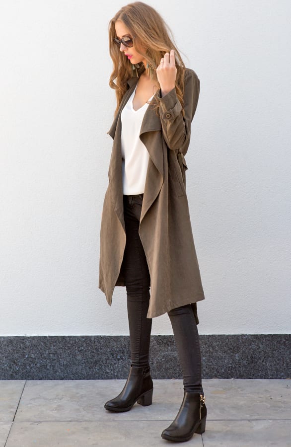 Safari Trenchcoat 2.0 Khaki – shoparchief, foto 5
