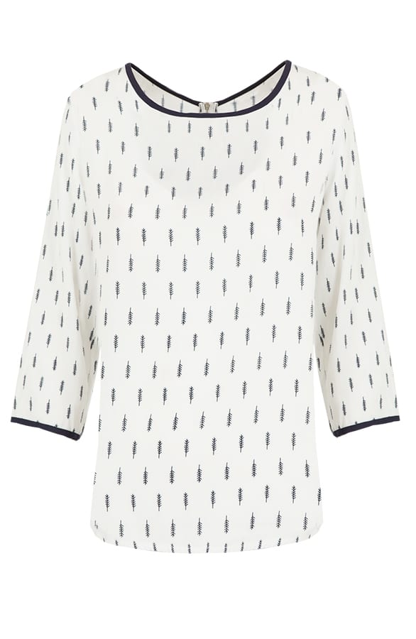 Leaves All Over Tuniek White – shoparchief, foto 1