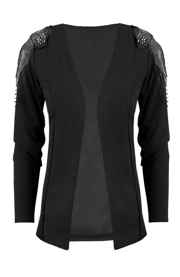 Luxury Chains Jacket Black – shoparchief, foto 1