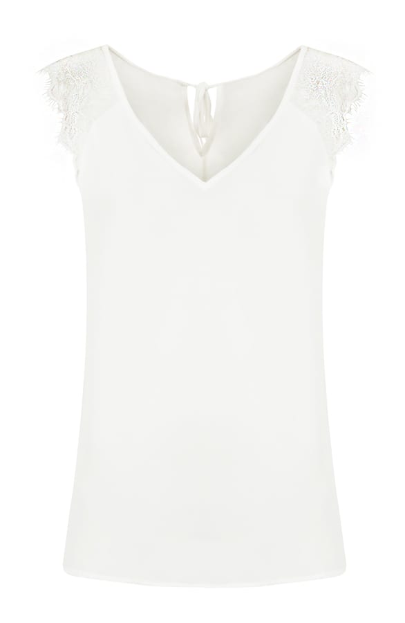 Perfect Lace Top Creme – shoparchief, foto 1