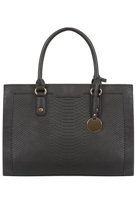 Snakeprint Frame Bag Black – shoparchief, foto 1