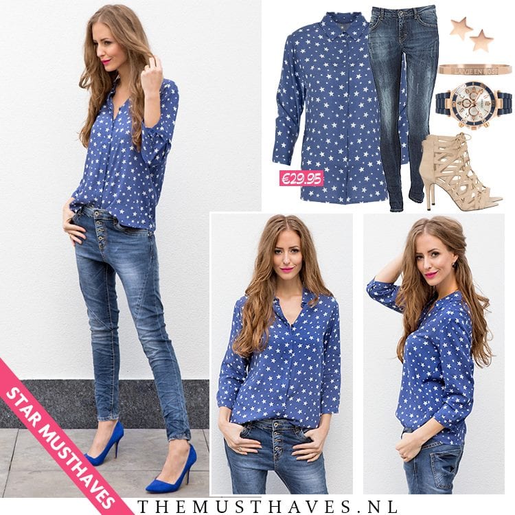 Sterren Blouse Dames