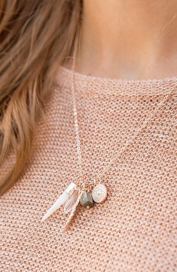 Charms Necklace Rose – shoparchief, foto 2