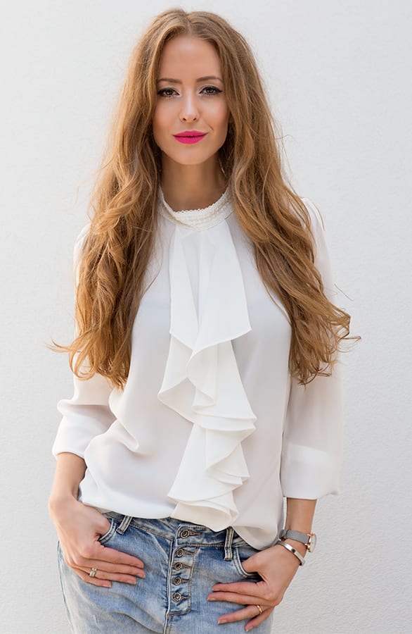 Marina Di Capri Blouse White – shoparchief, foto 7