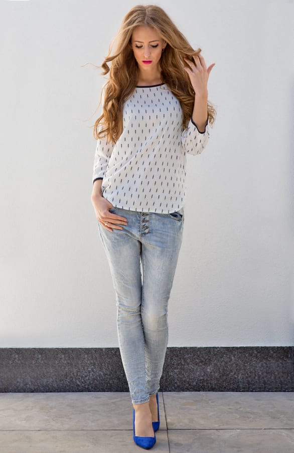 Leaves All Over Tuniek White – shoparchief, foto 4
