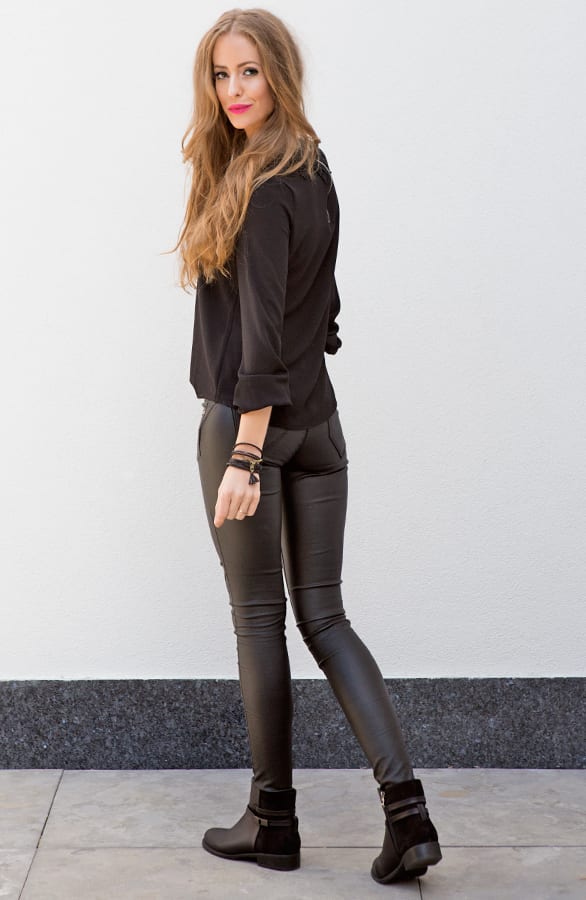 Suede Buckle Boots 2.0 Black – shoparchief, foto 6