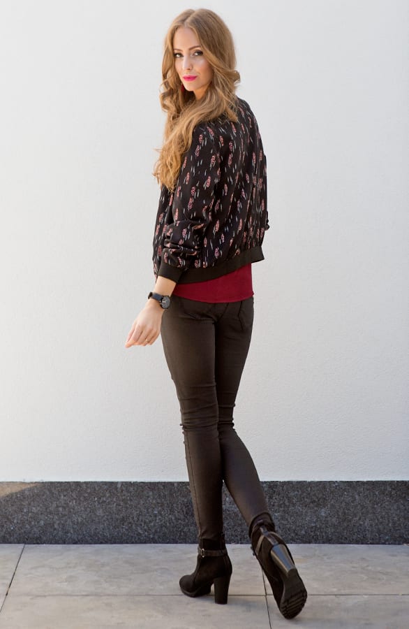 Venice Feather Bomber Jacket – shoparchief, foto 7