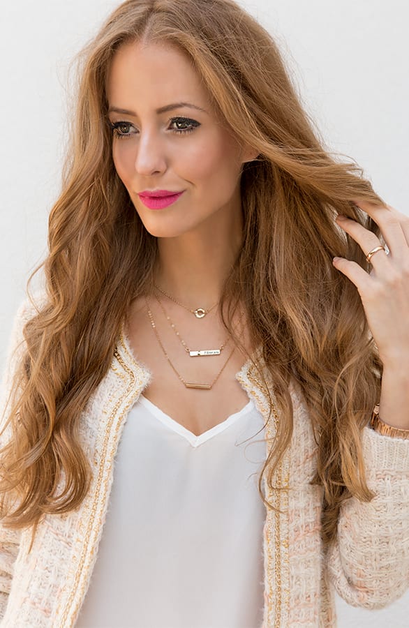 Love Layered Necklace Gold – shoparchief, foto 2