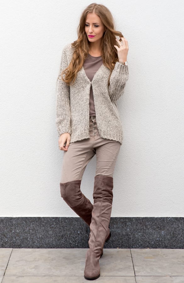 Oversized Stone Cardigan – shoparchief, foto 4
