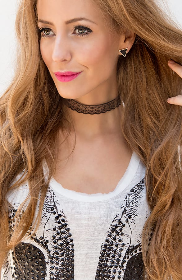 Choker Ketting Lace – shoparchief, foto 4
