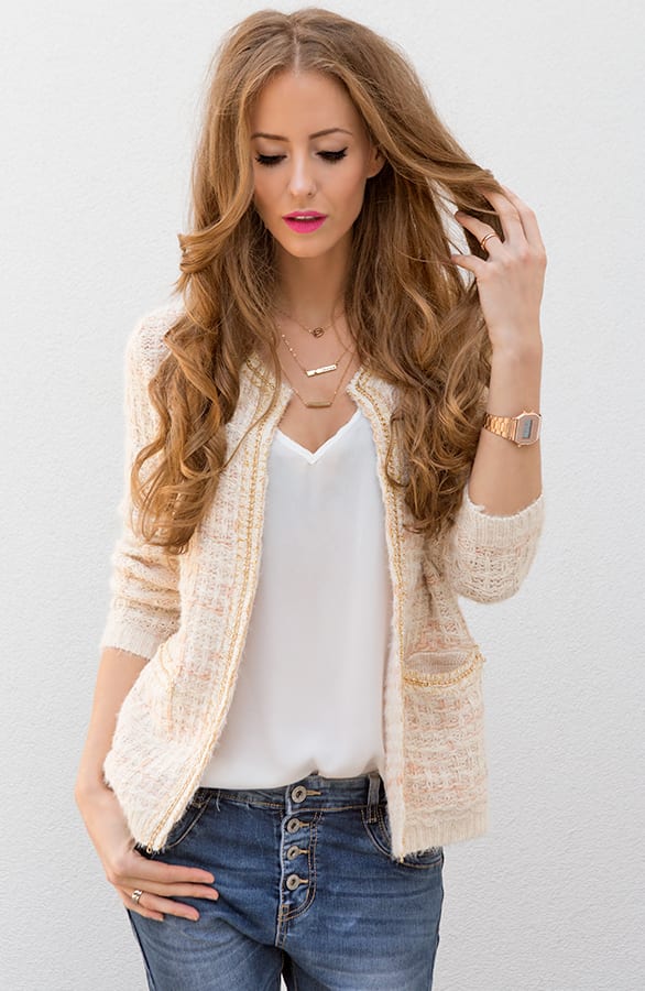 Tweed Chain Jacket – shoparchief, foto 2