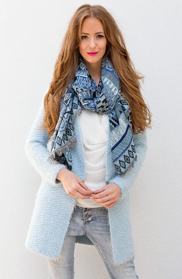 Egyptian Sjaal Blue – shoparchief, foto 5