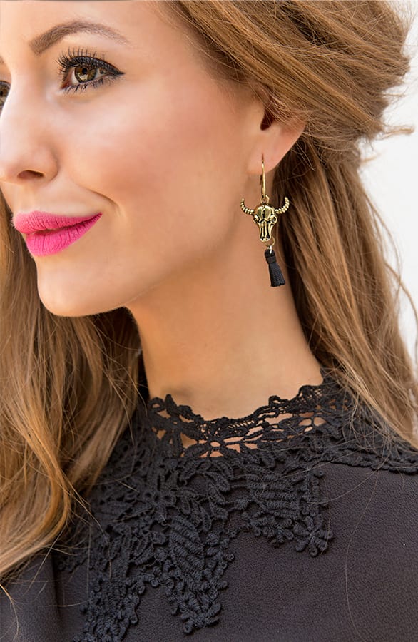 Buffalo Oorbellen Vintage Gold – shoparchief, foto 2