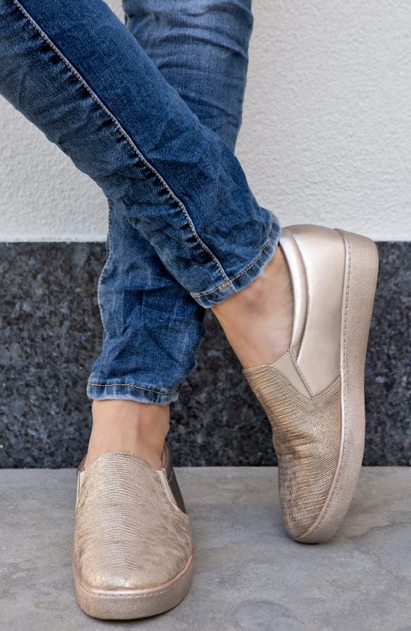 Slip On Metallic Gold – shoparchief, foto 2