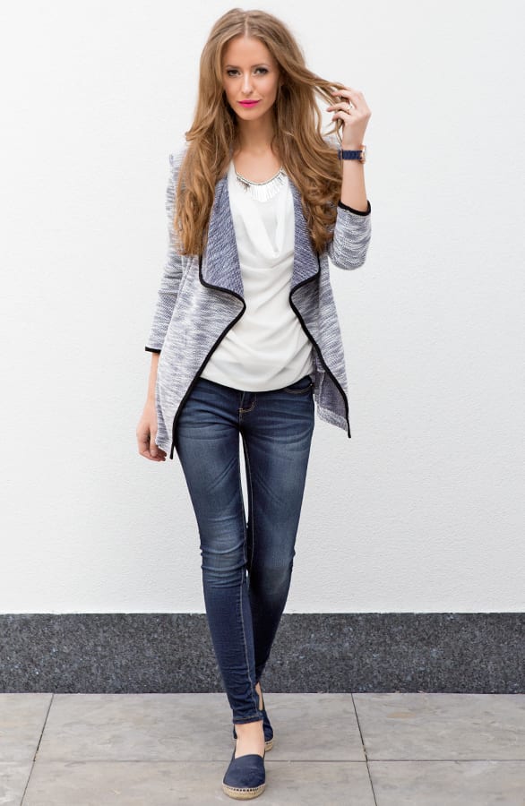 Tweed Zipper Jacket – shoparchief, foto 4