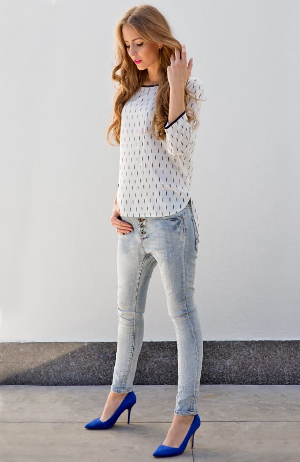 Leaves All Over Tuniek White – shoparchief, foto 5